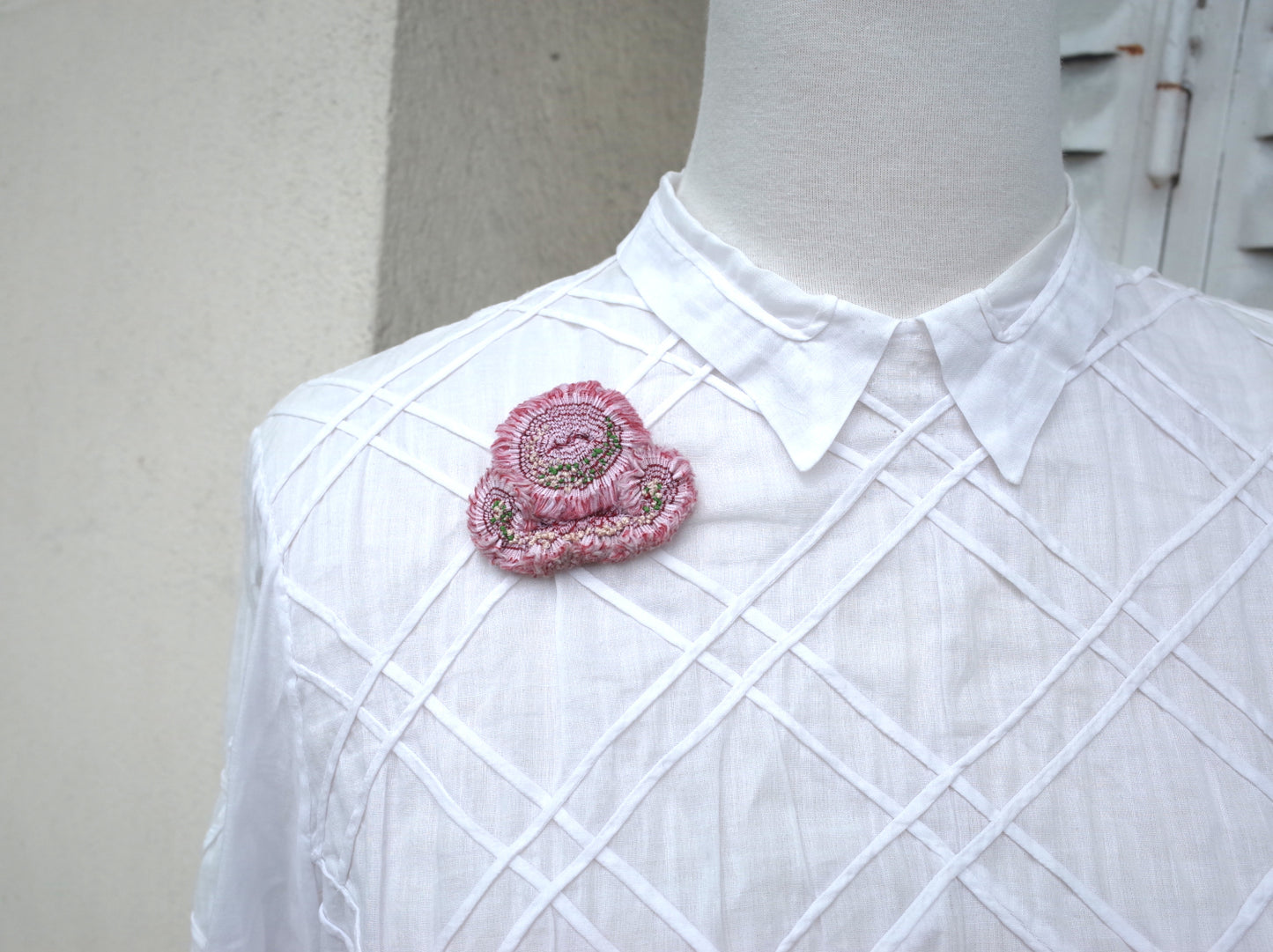 Broche en tissu plif cbrcrt