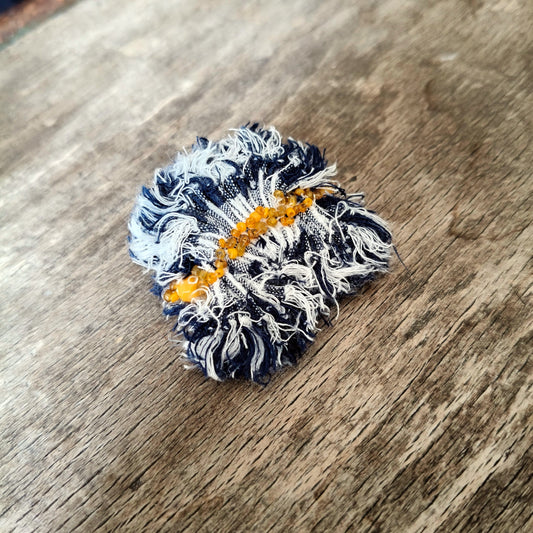 Broche en tissu plif gazcbb