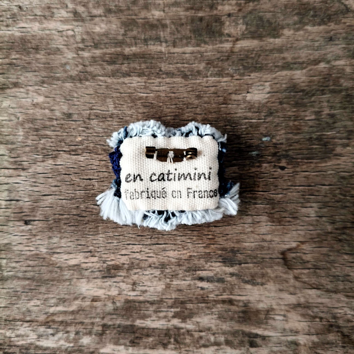 Broche en tissu plif gazcbbc