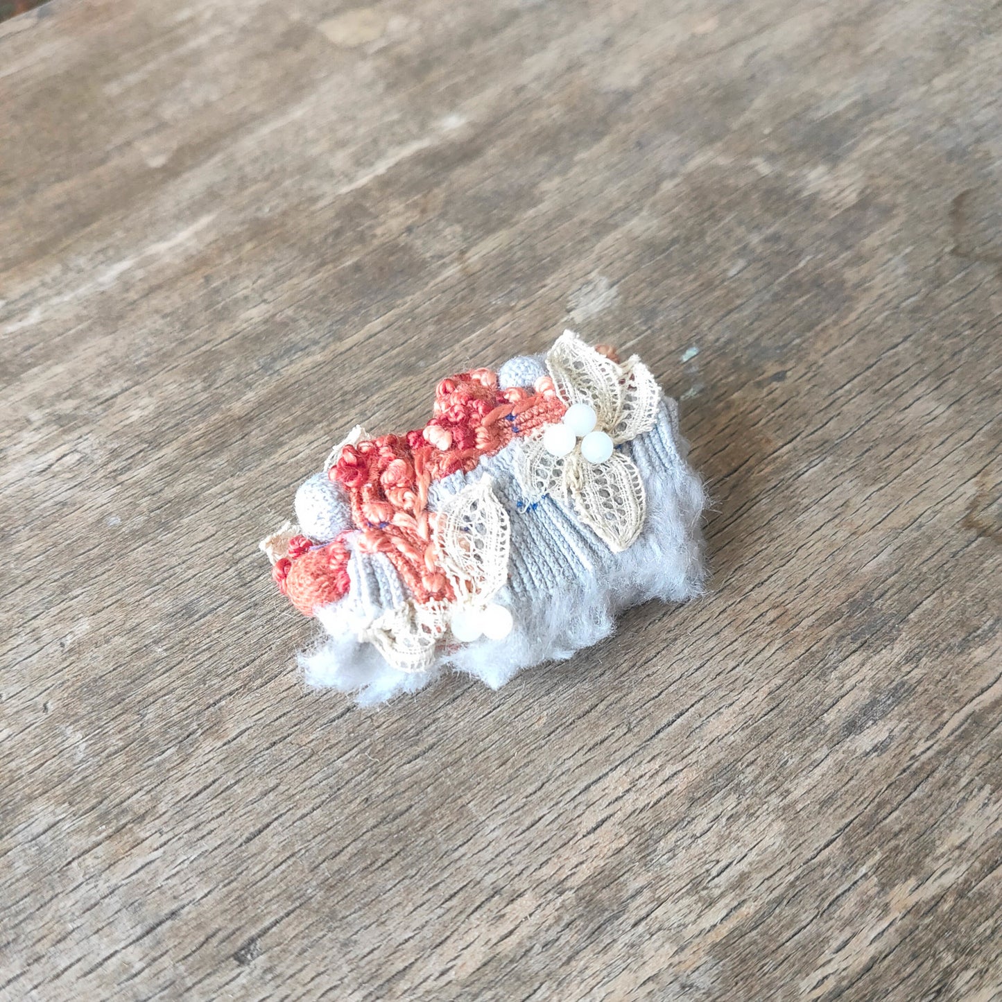 Broche en tissu plif goadfl