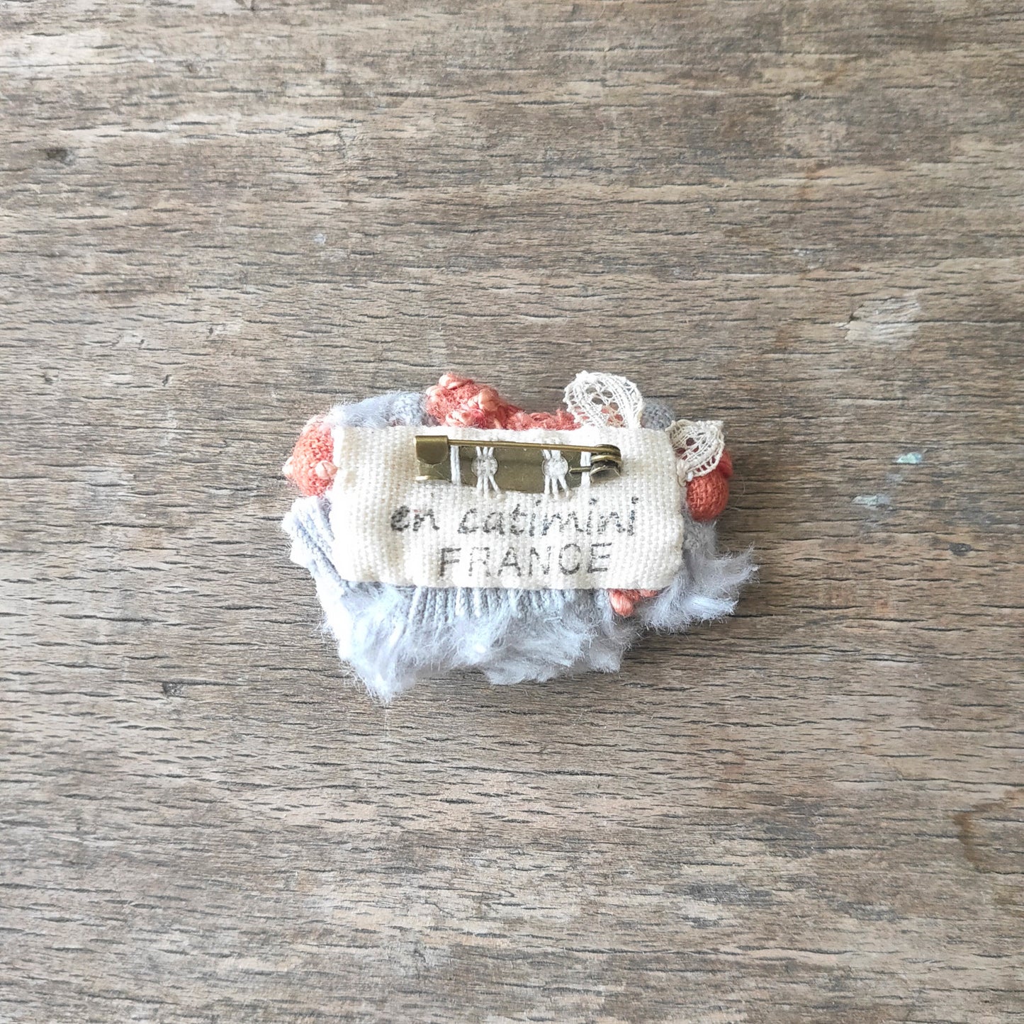 Broche en tissu plif goadfl