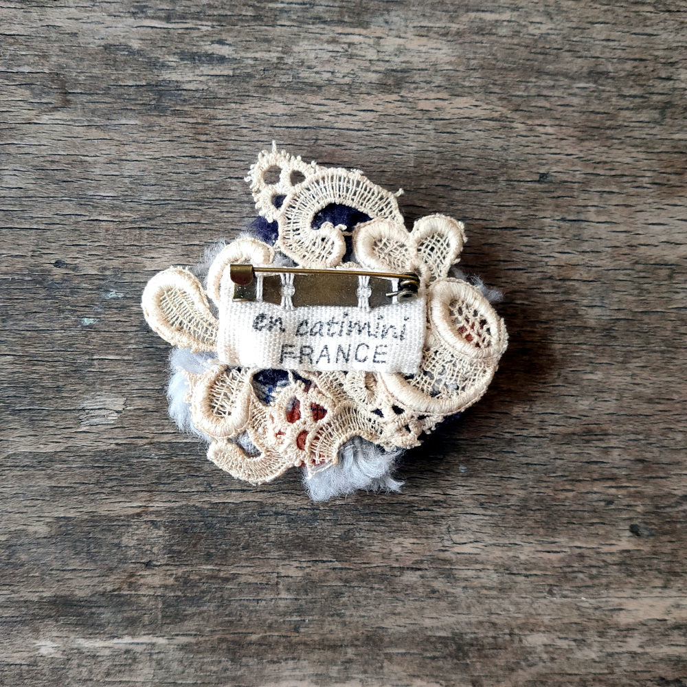 Broche en tissu plif ldfnig