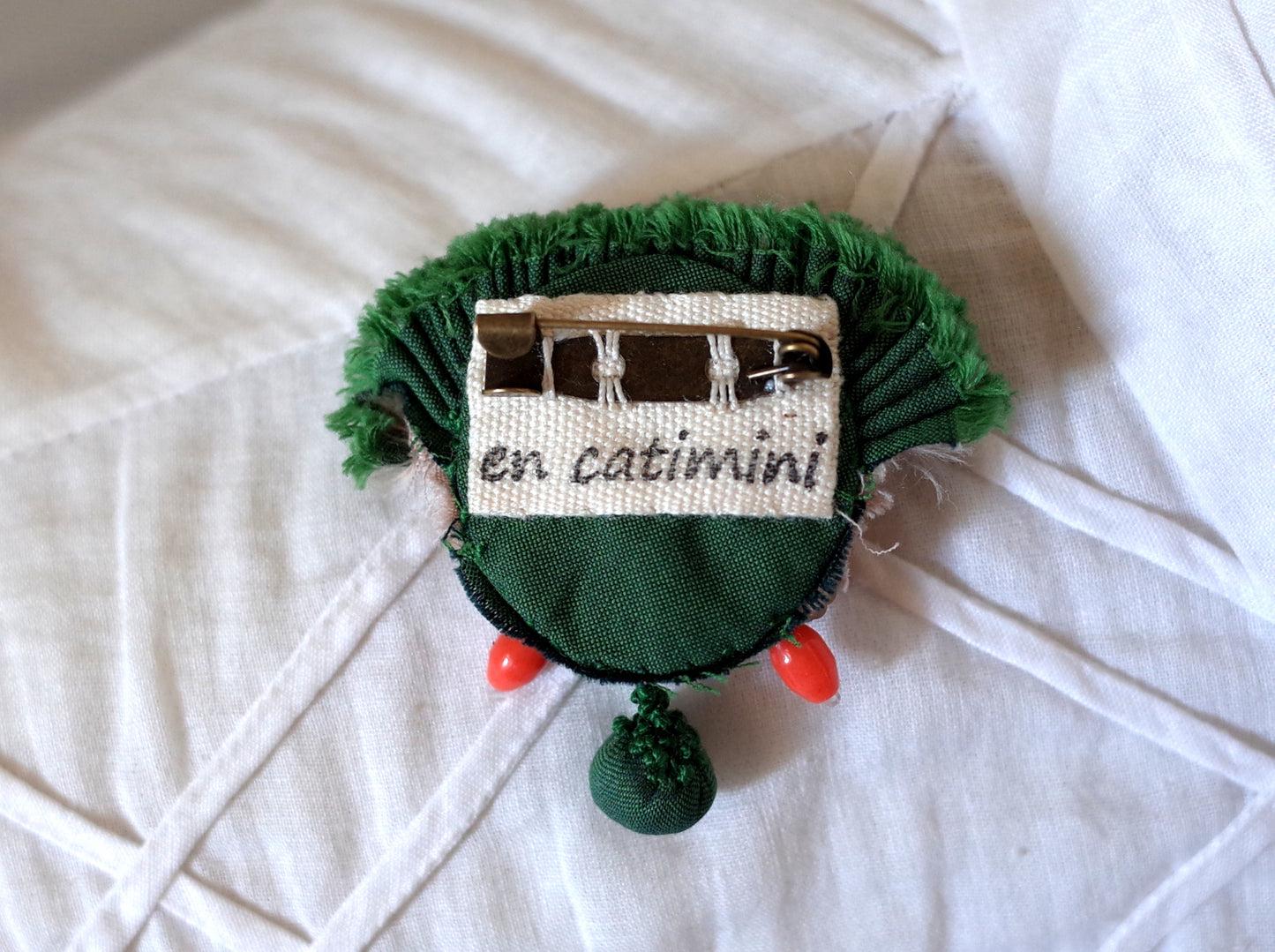 Broche en tissu plif svcp