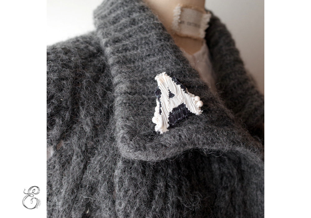 Broche en tissu plif aalf ekn