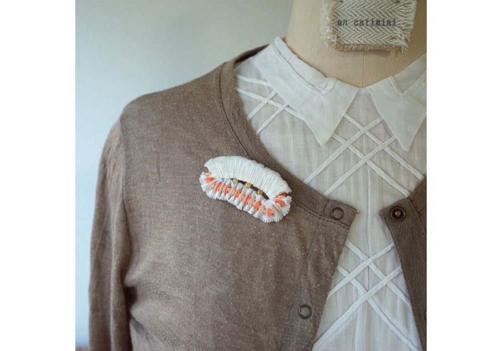 Broche en tissu plif ovgi bps