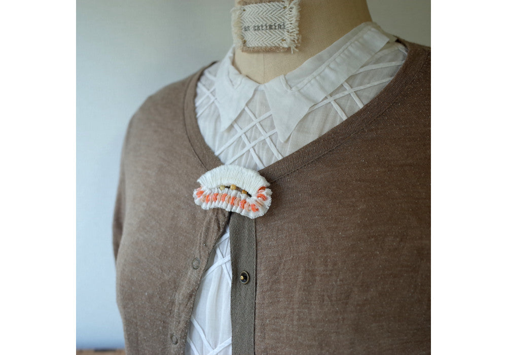 Broche en tissu plif ovgi bps