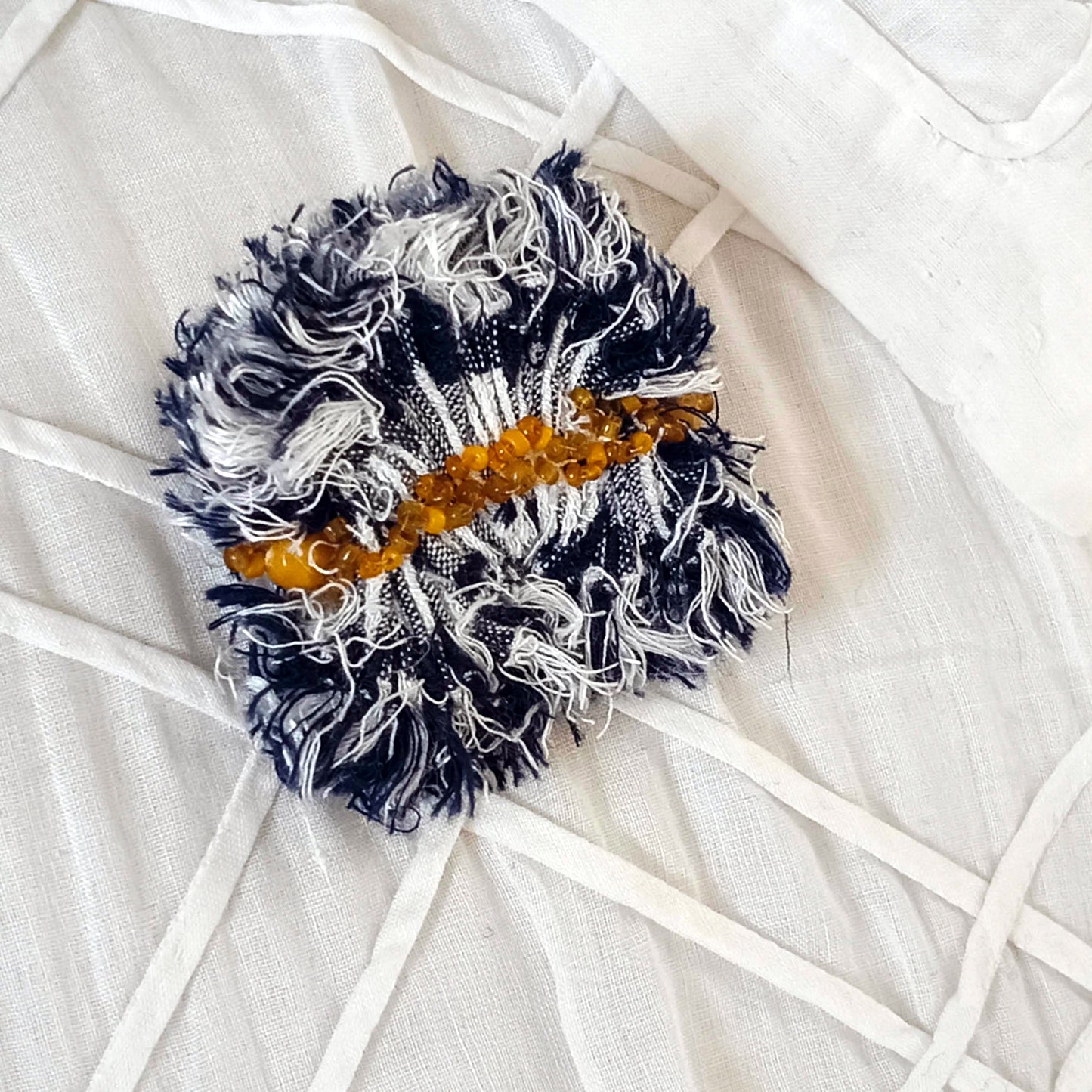 Broche en tissu plif gazcbb