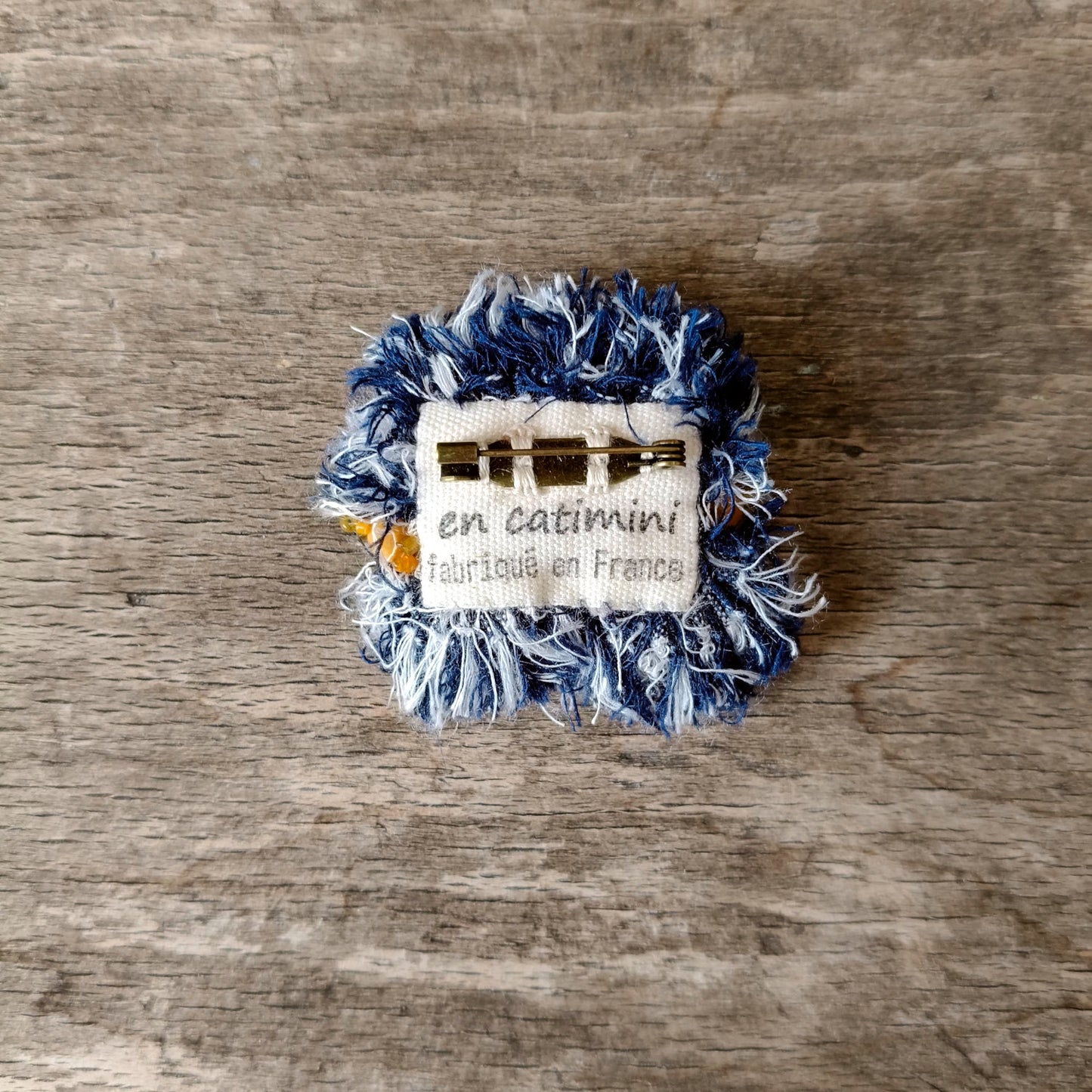 Broche en tissu plif gazcbb