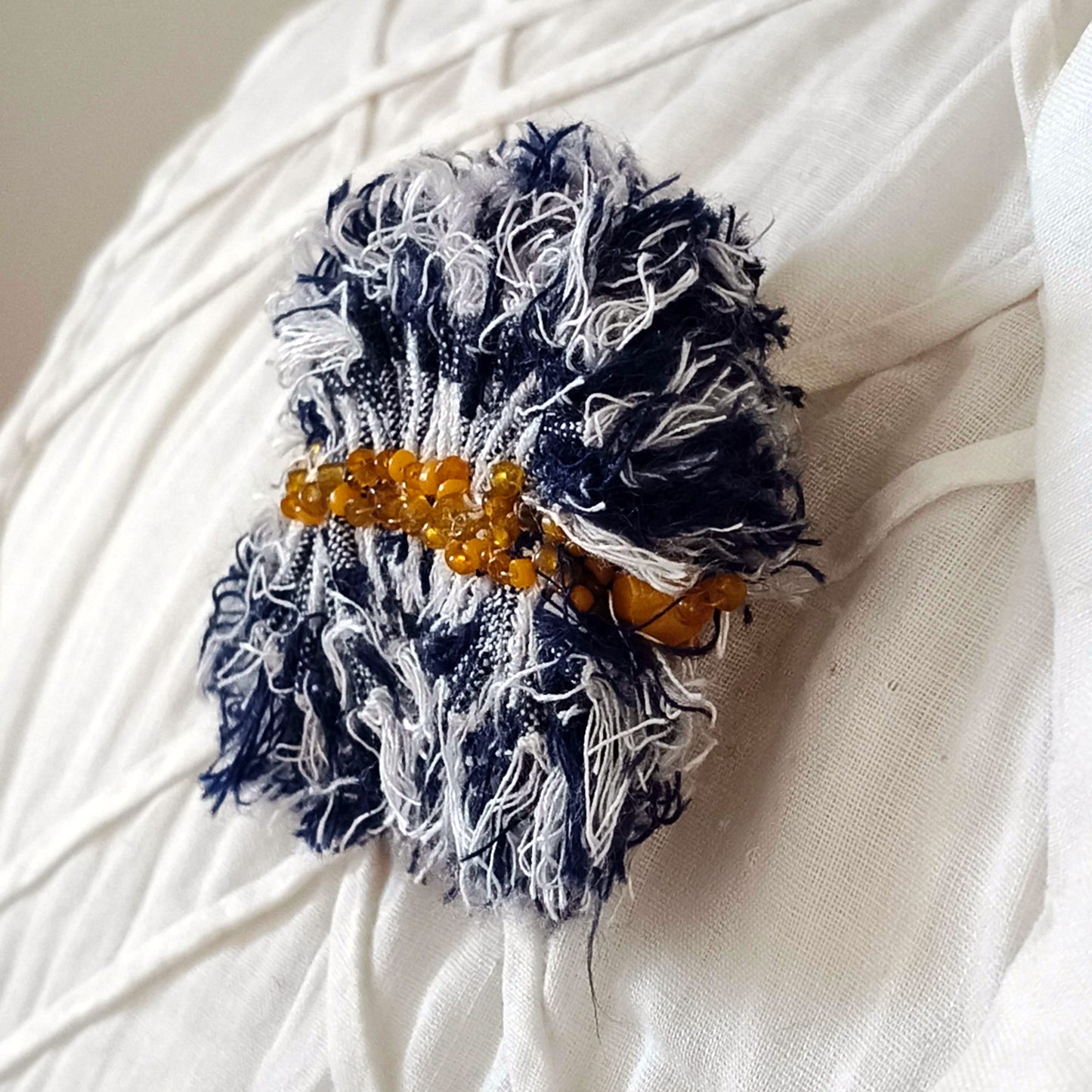 Broche en tissu plif gazcbb