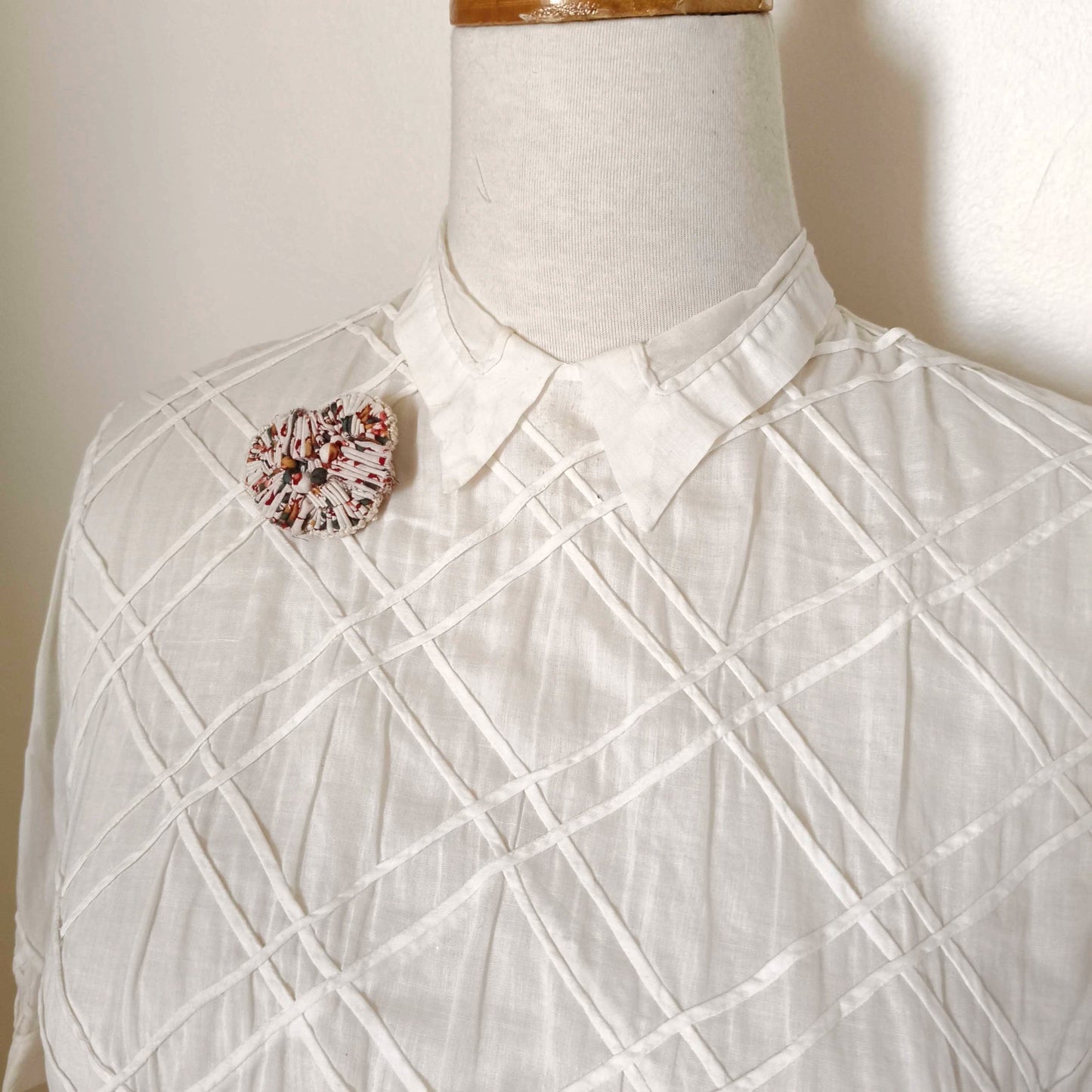 Broche en tissu plif indpobi